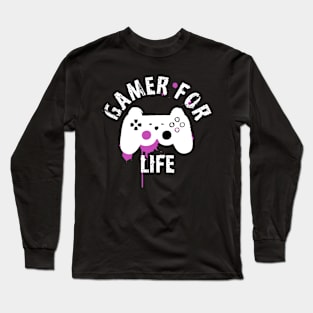 Gamer For Life Long Sleeve T-Shirt